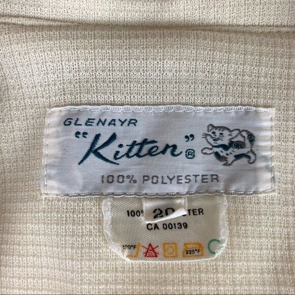 Vintage  70's Glenayr Kitten Ivory Blazer - Picture 4 of 13